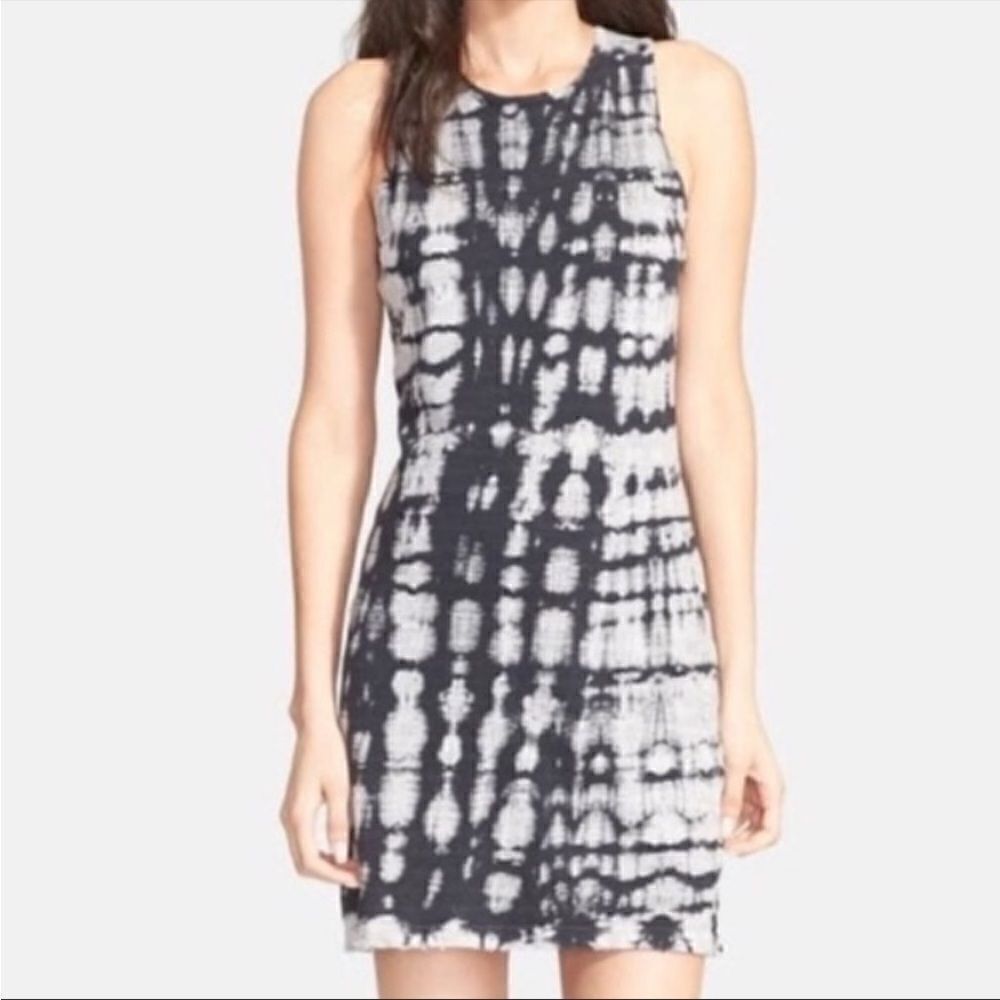 Current/Elliott Louella Tank Black Tie Dye Dress Women XS